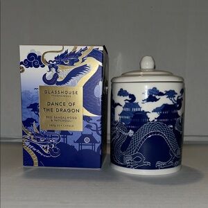 GLASSHOUSE Fragrances Dance Of The Dragon Soy Candle NEW